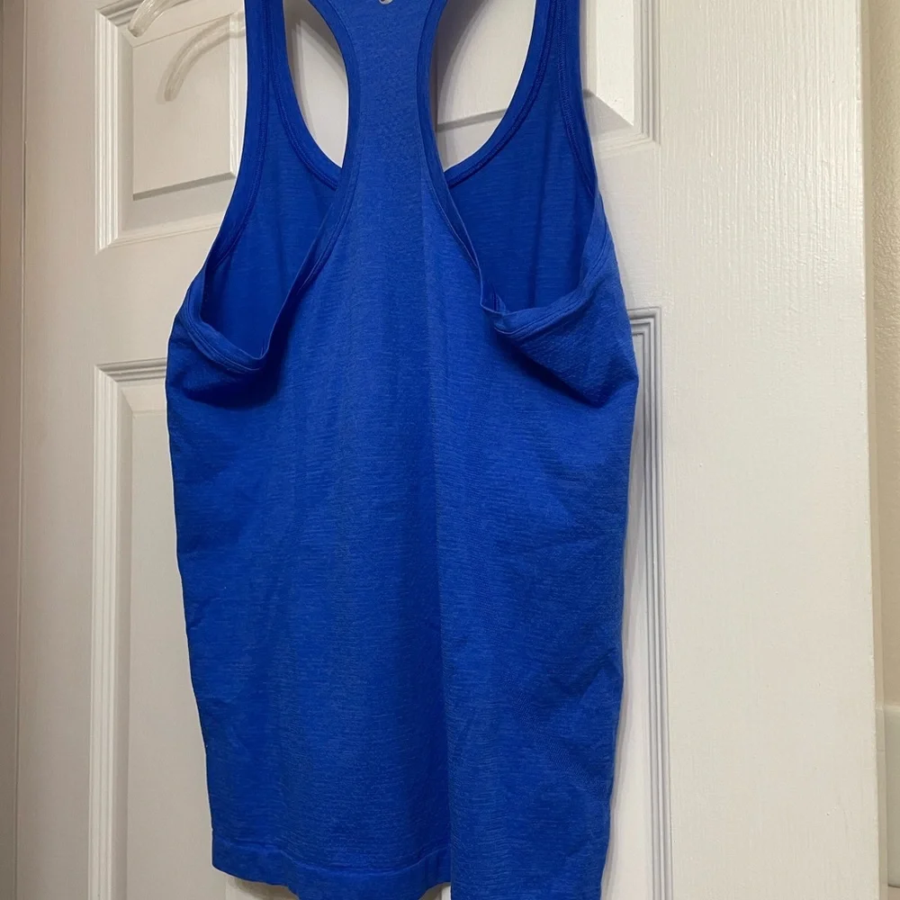 Lululemon Athletica Vibrant Blue Tank Top - Picture 2 of 2